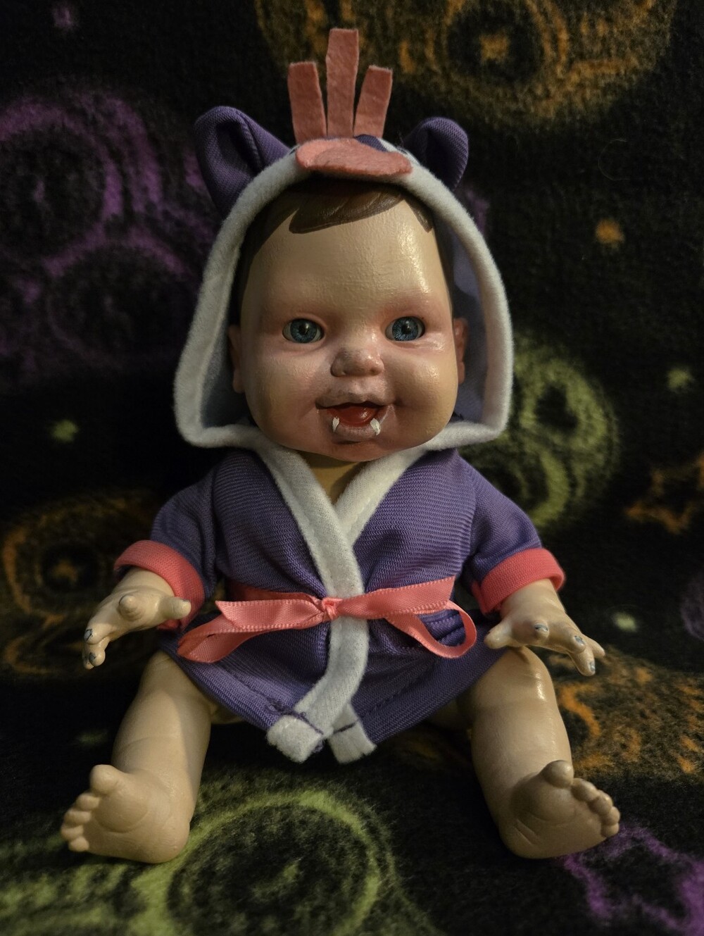 Bath Time Vampire Baby Doll